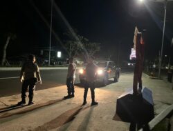 Patroli Rutin Polres Loteng Cegah Aksi Kriminalitas Pada Malam Hari.