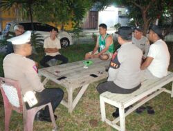 Patroli Rutin Polsek Kediri Ciptakan Keamanan di Desa Rumak, Lombok Barat