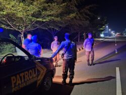 Polsek Gerung Intensifkan Patroli di Bypass Bil 1 dan 2, Keamanan Terjaga