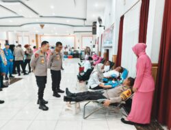 Sambut HUT Ke 74 Polairud, Dit Polairud Polda NTB Gelar Kegiatan Sosial Donor Darah