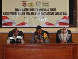 Siedokkes Polres Bima Kota Gelar Sosialisasi Kesehatan Kanker dan Tumor Bersama YSKI