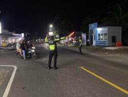 Sat Lantas Laksanakan Patroli Blue light dan Pengaturan Lalu Lintas