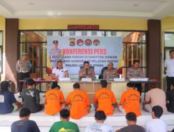 Kapolres Lombok Utara Pimpin Konferensi Pers Hasil Ungkap Narkoba