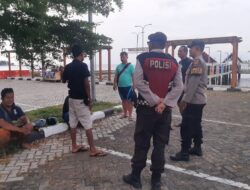 Patroli Intensif Polsek Sekotong Amankan Wisatawan Dermaga Tawun