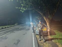 Patroli Malam Polsek Kediri: Cegah Kejahatan dan Balap Liar di Jalan Bypass