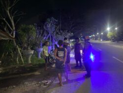 Patroli Dini Hari Sat Samapta Polres Lombok Barat Cegah Kejahatan 3C dan Balap Liar