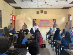 Polres Lombok Barat Edukasi Siswa SMK Kuripan Soal Narkoba dan Pernikahan Dini