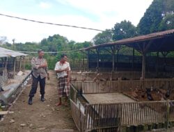 Bhabinkamtibmas Dorong Ketahanan Pangan di Dusun Merembu Tengah