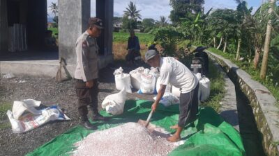 Polri Dukung Ketahanan Pangan di Kediri Lombok Barat