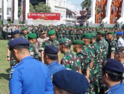 Apel Gelar Pasukan Pengamanan VVIP Kunjungan Ibu Negara di NTB