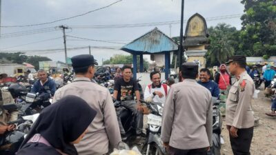 Polres Lobar Gelar Operasi Bina Kusuma di Pasar Kediri