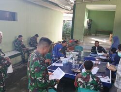 Koramil Ampenan Gandeng Puskesmas Tanjung Karang Gelar Rikes Berkala