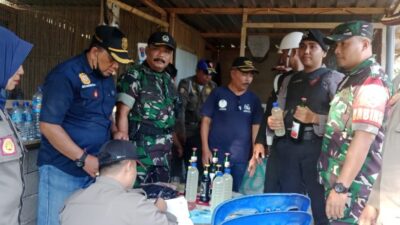 Operasi Gabungan Tertibkan Café Tak Berizin di Lombok Barat