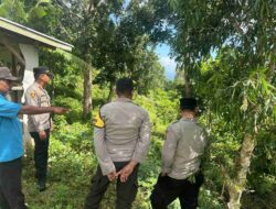 Kapolsek Lembar Tinjau HKM Lendang Damai untuk Program Tumpang Sari