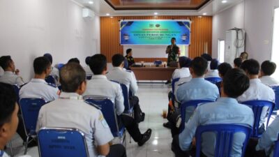 Anggota Dalwas Dishub Lotara Dibekali Materi Kesiapsiagaan Babinsa