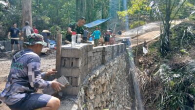 TMMD Kodim 1606 Mataram Kokohkan Infrastruktur Pedesaan