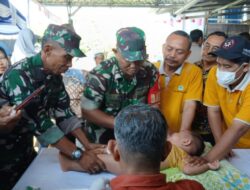 TNI dan Relawan Gelar Sunat Massal di Langko Sambut HUT TNI ke-80