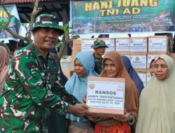 Kodim 1606 Mataram Salurkan Bansos untuk 200 Pekerja Kota