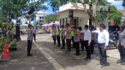 Pengamanan Sidang Perkara Tindak Pidana Pembunuhan di PN Dompu Berjalan Aman dan Kondusif